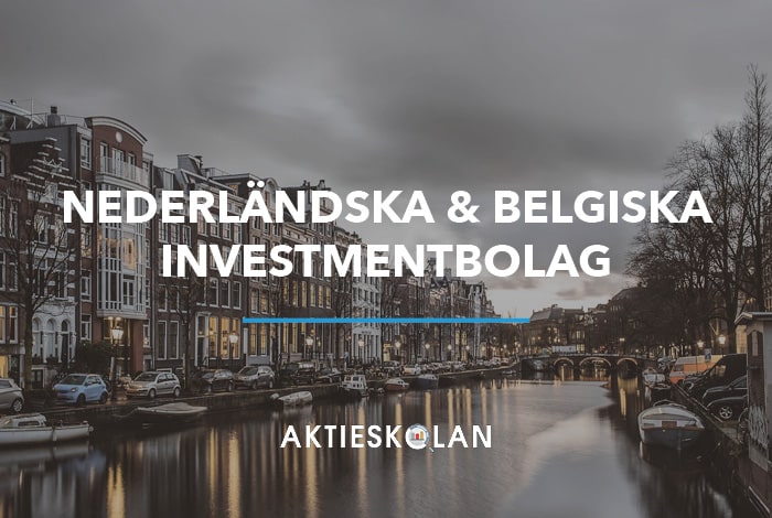 Nederländska och belgiska investmentbolag