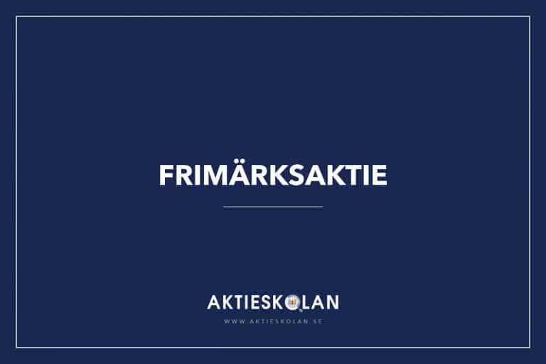 Frimärksaktie-Aktieskolan