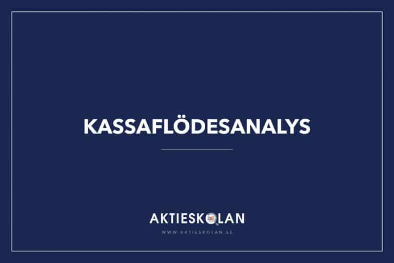 Kassaflödesanalys